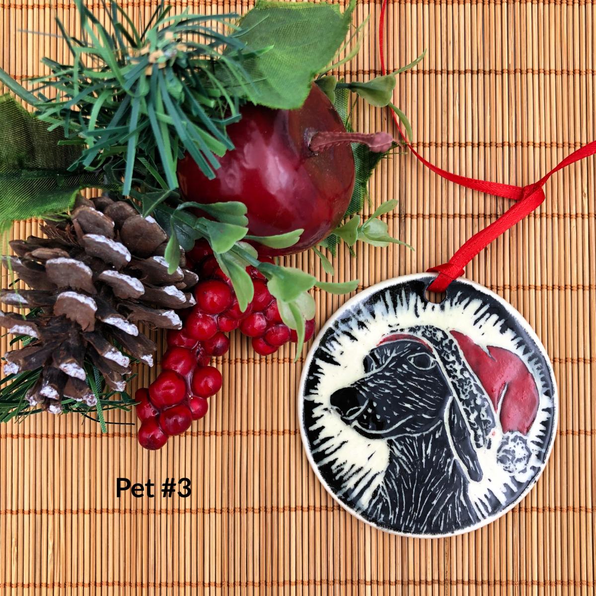 Hand-carved Dog ornaments picture