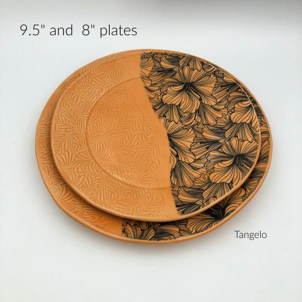 Handmade Ceramic Dinnerware with Hibiscus picture