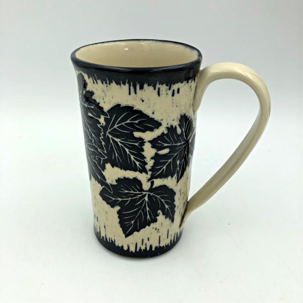 Hand-carved Grape Leaves Mug picture