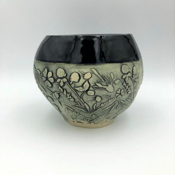 Handbuilt Botanic Texture Pottery Vase