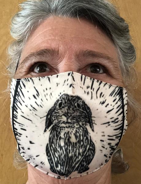 Face Mask Printed with Art picture