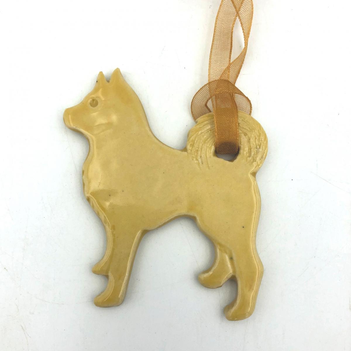 Husky Christmas Ornament picture