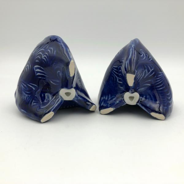 Ceramic Salt and Pepper Shakers in Cobalt Blue picture