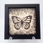 Framed Butterfly Wall Tile