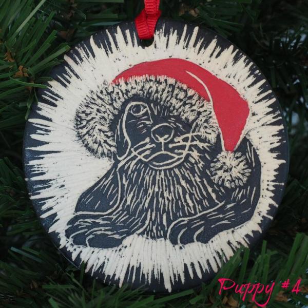 Hand-carved Dog Ornaments picture