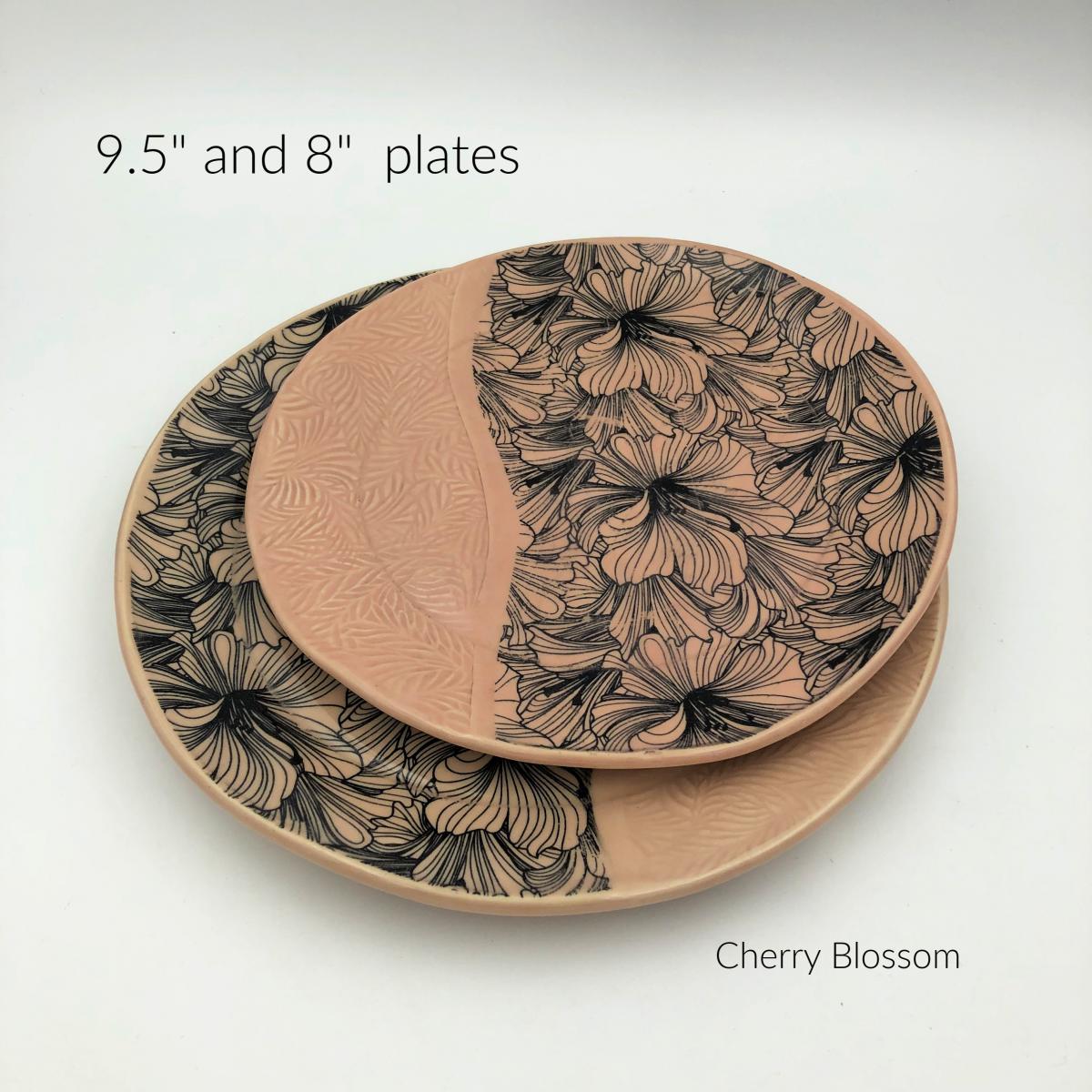 Handmade Ceramic Dinnerware with Hibiscus picture