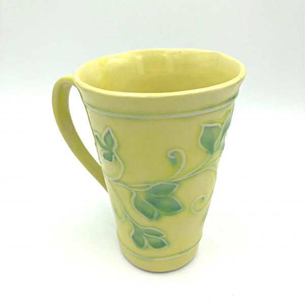 Bright Yellow Pottery Mug picture