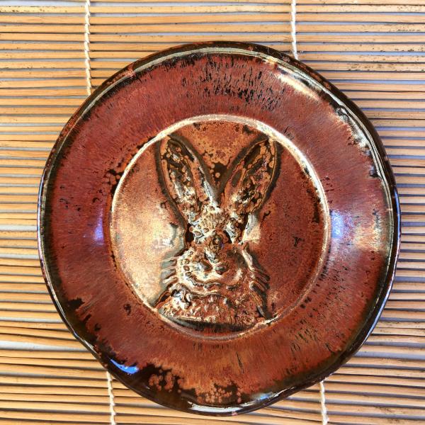 Ceramic Spoon rest with Bunnies picture