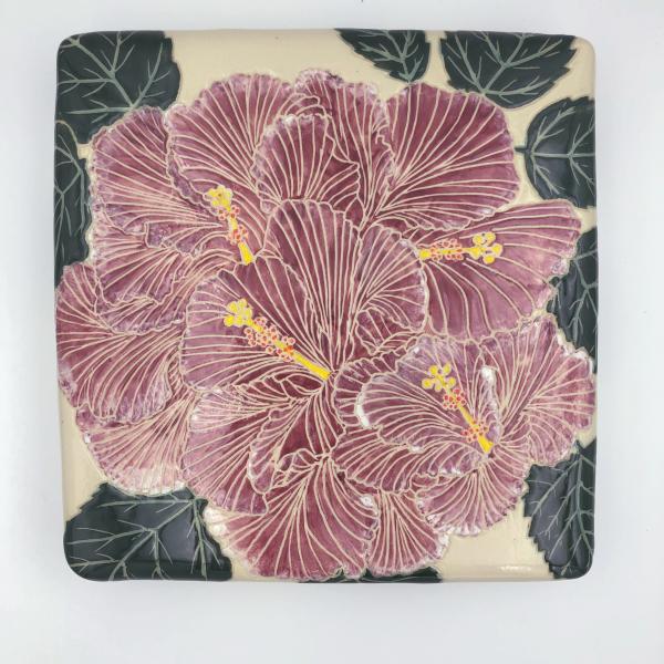 Floral Ceramic wall pillow