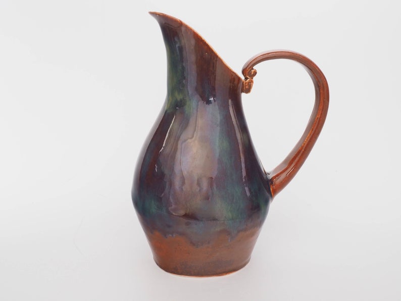 Ceramic Art Pitcher with Tumblers picture