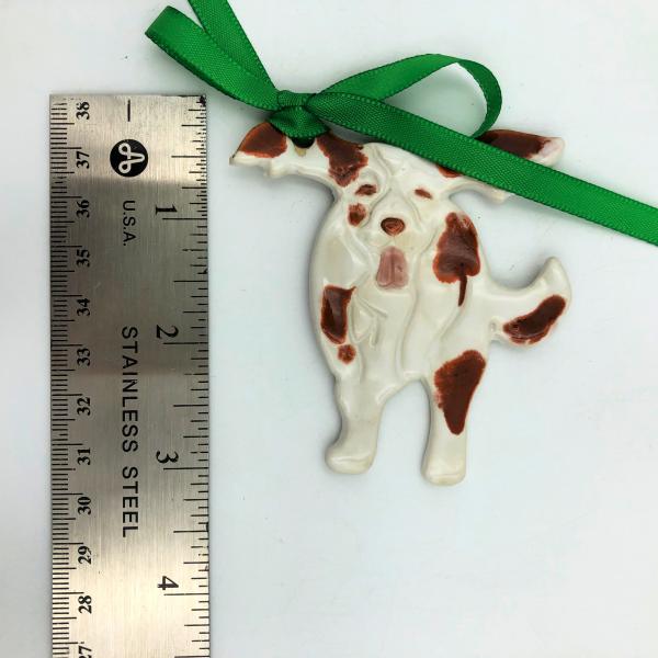 Handmade Christmas spaniel ornament picture