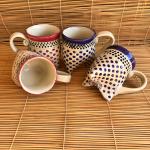 Small Polka Dot Tri-foot Mug