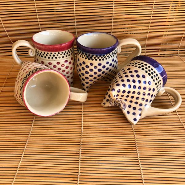 Small Polka Dot Tri-foot Mug picture