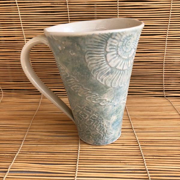 Set of 4 Subtly Colored Beach Mugs picture