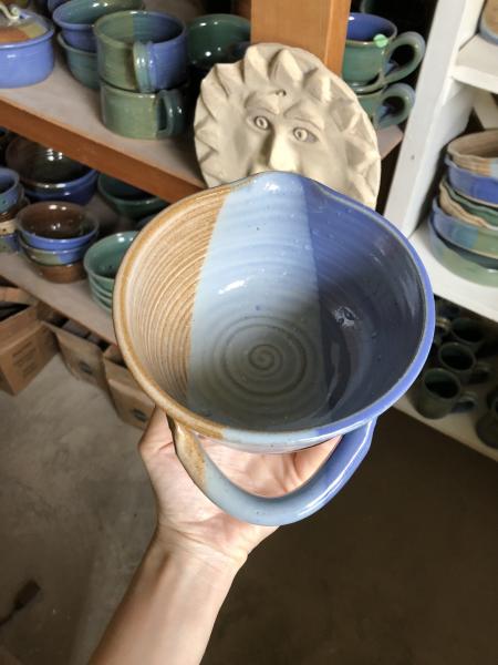 Small Mixing Bowl with Handle and Spout picture