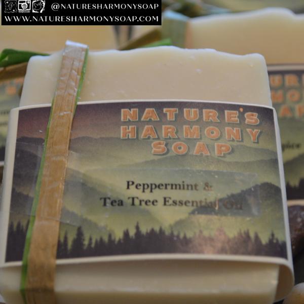 Pepperment & Tea-Tree Essential Oil Soap picture