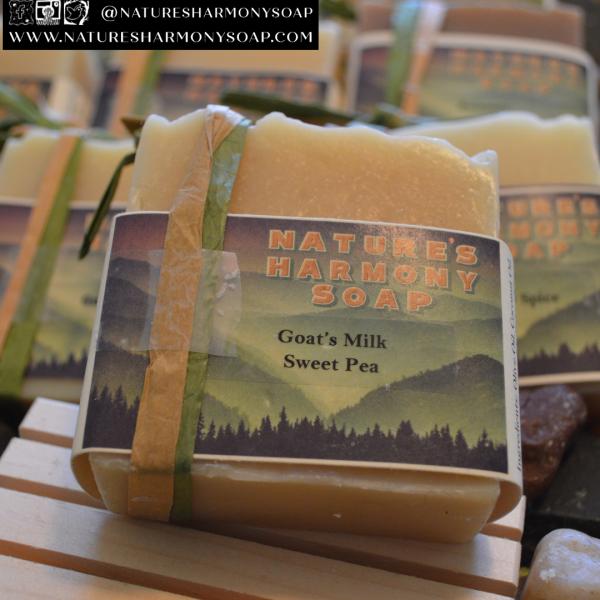 Goat's Milk Sweet Pea Soap