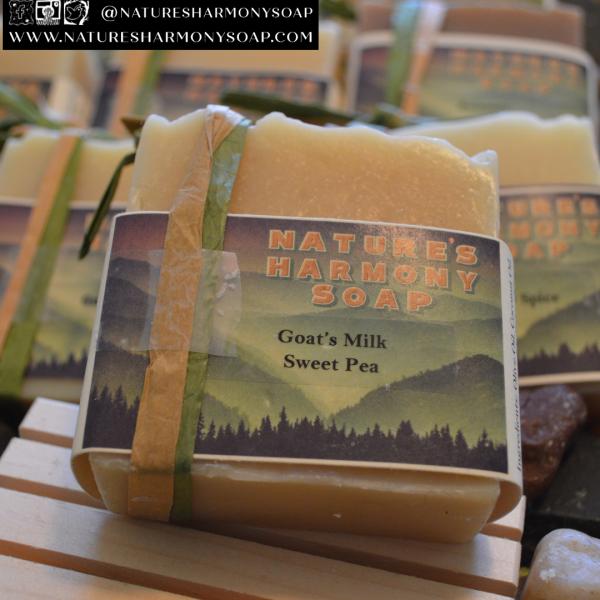 Goat's Milk Sweet Pea Soap picture