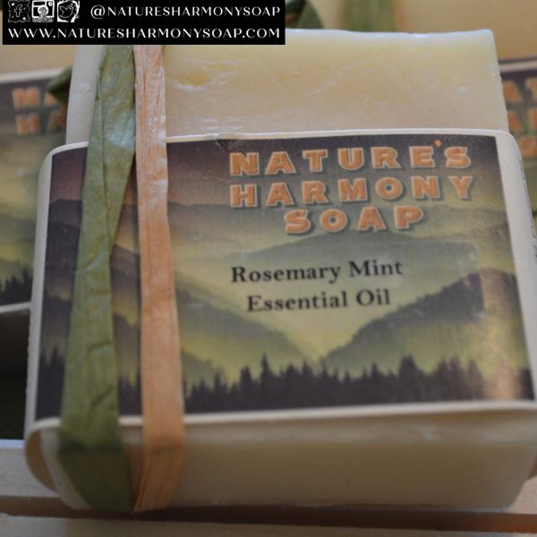 Rosemary Mint Essential Oil Soap