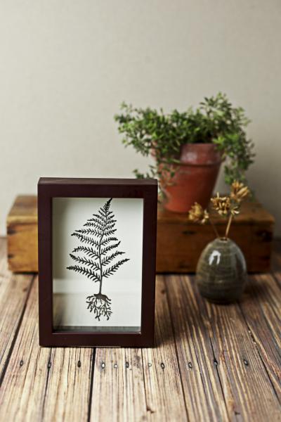 Fern Print 4x6 / Unframed Botanical Linocut Print picture