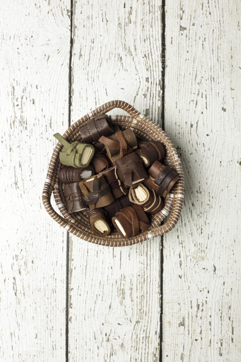 Mini Leather Journals - Set of Five Mini Books picture