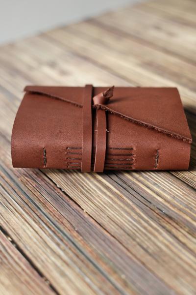 Rustic Leather Journal / Brown Leather Sketchbook picture