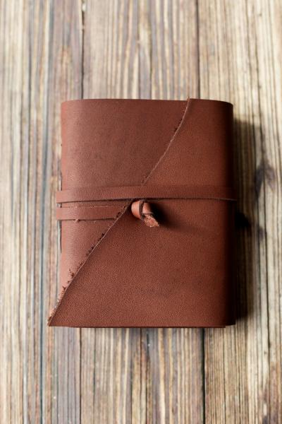 Rustic Leather Journal / Brown Leather Sketchbook picture