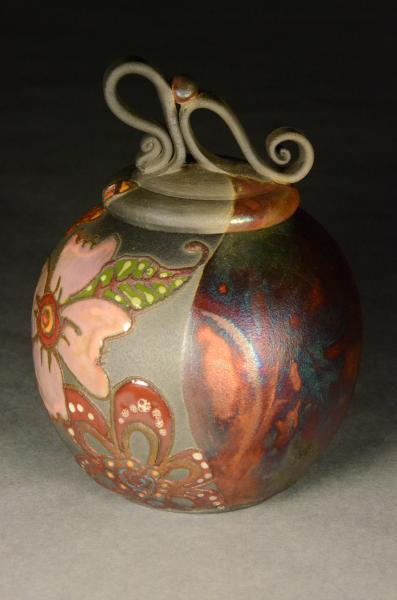 Raku Jar 227 picture