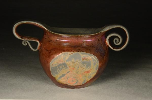 Raku Vase 132 picture