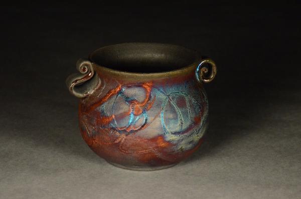 Raku vase 224