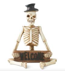 Welcome Sign Skeleton picture