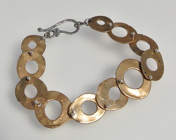 Bronze circle Bracelet