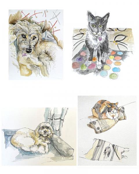 Water Color Sketches (Greeting cards)