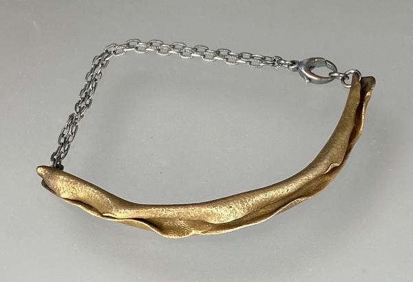 Bronze and Silver Chain Bracelet