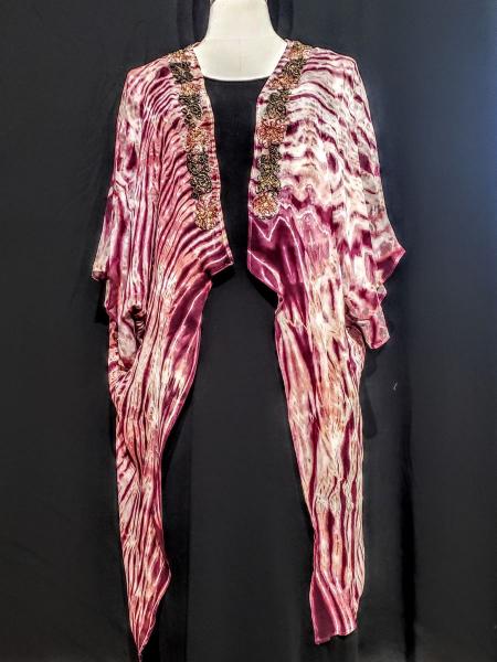 Hand Dyed Silk "Cut Away" Kimono picture