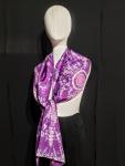 Hand Dyed Silk Habotai Scarf