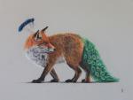 PEACOCK-TAILED FOX
