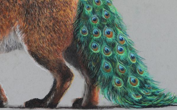 PEACOCK-TAILED FOX picture