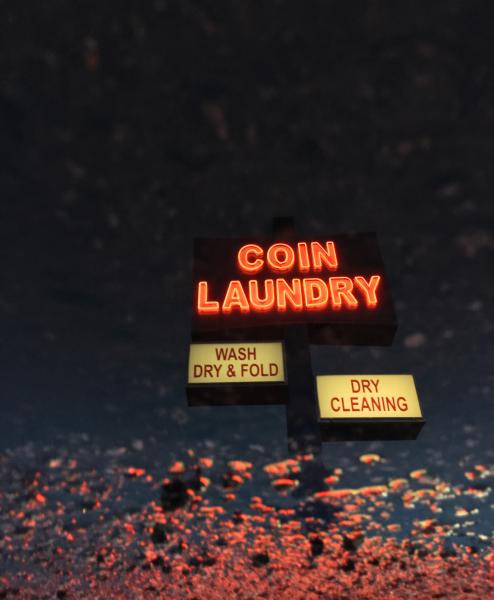 NIghttime at the Coin Laundry