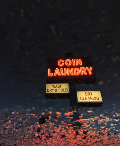 NIghttime at the Coin Laundry picture