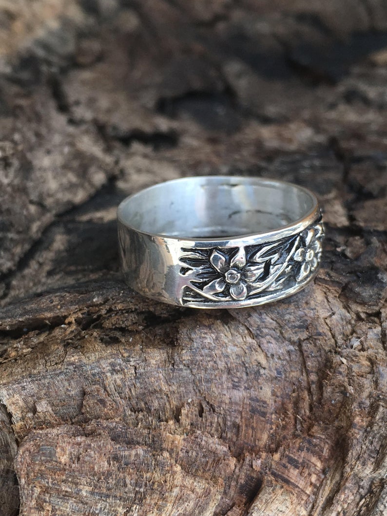 Flower Band Sterling silver picture