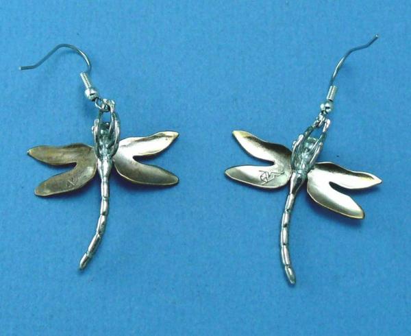 Dragonfly Earrings 14kt Gold Filled & Sterling Silver picture