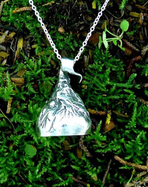 Kiss Pendant Hershey sterling silver