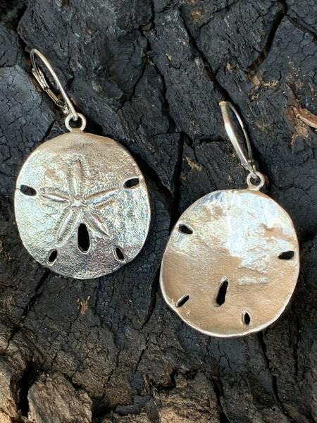 Sandollar Earrings Sterling Silver picture