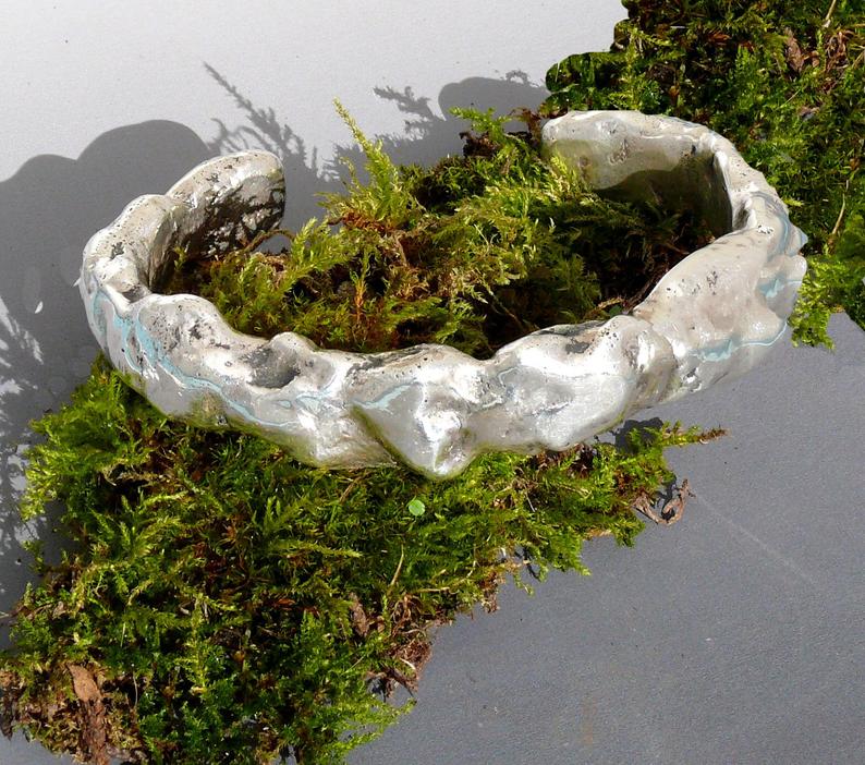 Sterling Silver Nugget Bracelet, Large picture