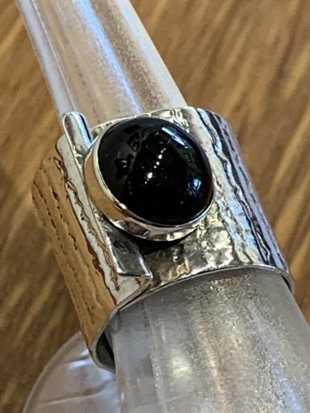 Sterling & onyx Ring