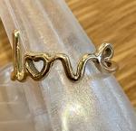 Love ring 14kt yellow gold