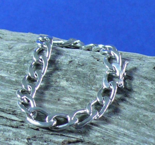 Sterling Silver Curb Link Chain Bracelet picture