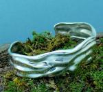 Bracelet Sterling Silver Cuff Wave