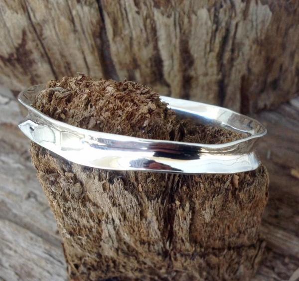 Bangle bracelet Sterling Silver, Wedding Jewlery, Bridal Party Gift, Bridesmaid Gift Jewelry, picture